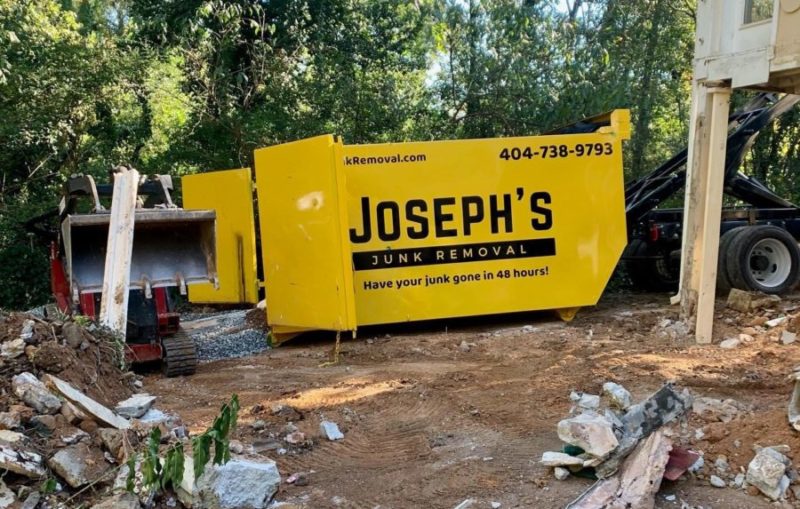 Dumpster rental with Joseph's Junk Removal in Atlanta, GA