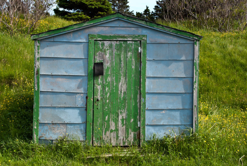 Old shed in need of shed removal services